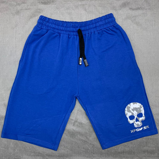 Blue Colombian Skull Shorts